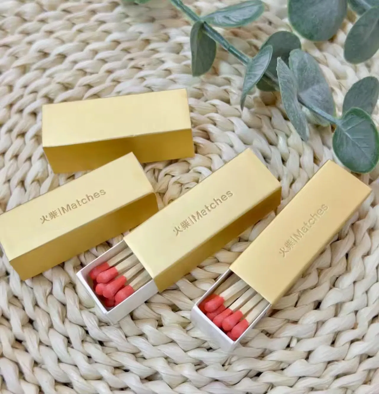 Best Matches Sticks Long Safety Custom Matches Holder Luxury Wooden Tip Packing Personalize Candle Matches