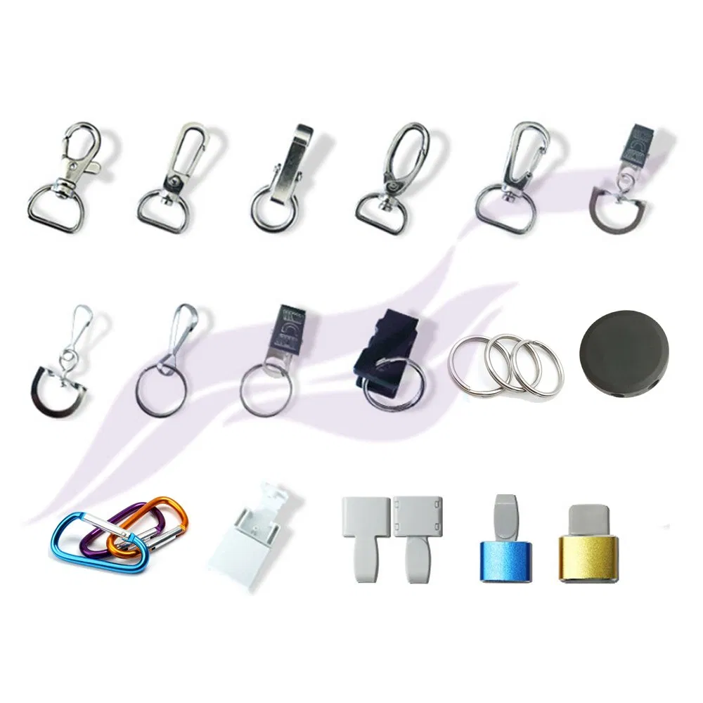 Promotional Bulk Accessories Clasp Charms Metal Bulldog Clip Snap Swivel Lanyard Hook