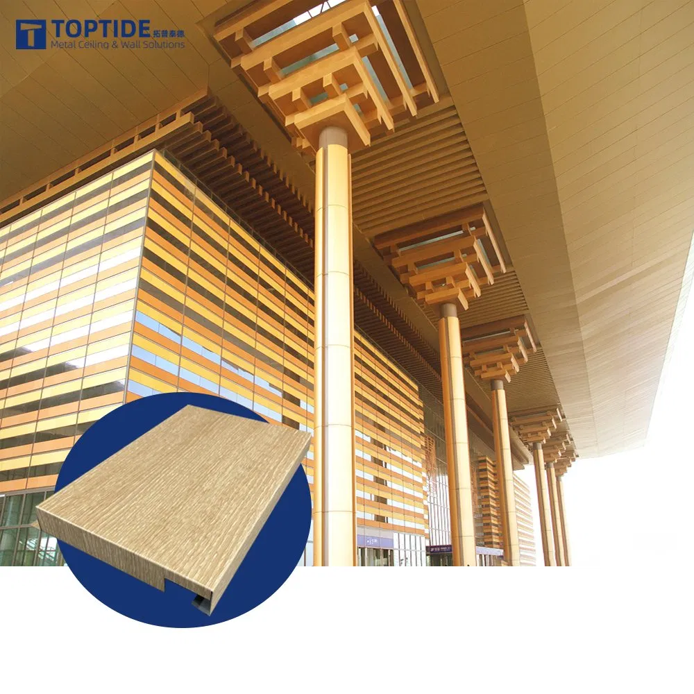 Interior Building Material Metal Decorative Panel Hook-on Aluminum Cladding Panel