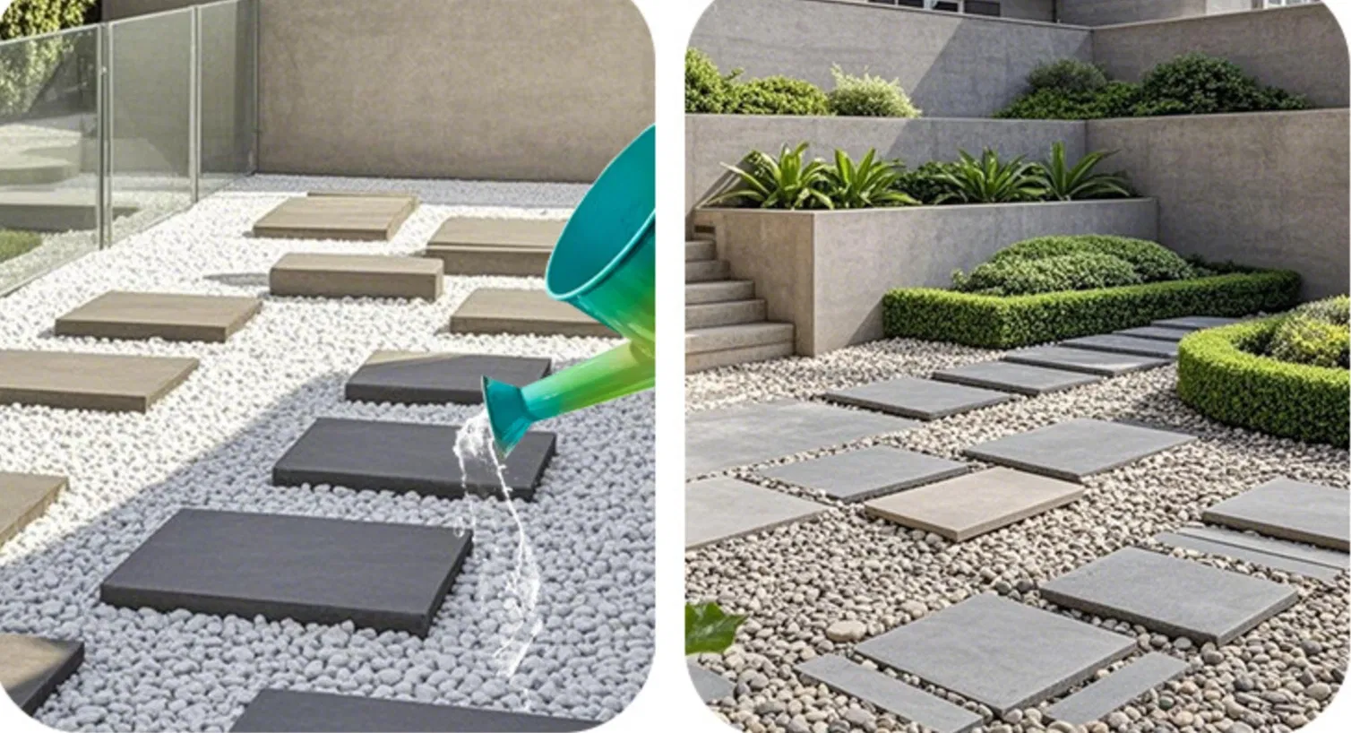 A Grade Landscaping Snow White Pebbles Landscaping Decoration
