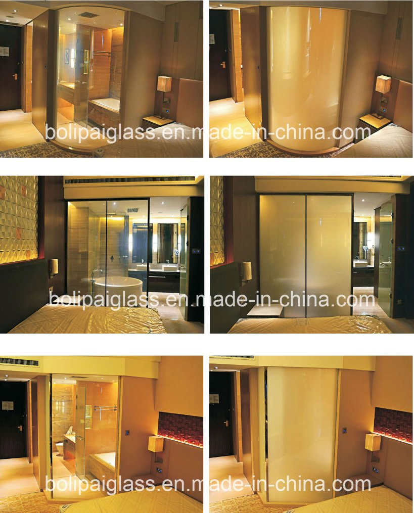 Made Pdlc Smart Glass 5+5 6+6 8+8 Tempered Laminated Switchable