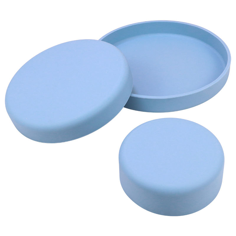 Daily-Use Kitchen Utensils Unbreakable Portable Custom Silicon Bowl Food Grade Reusable Silicone Round Pasta Dinner Slice Dish Plate for Human or Animals