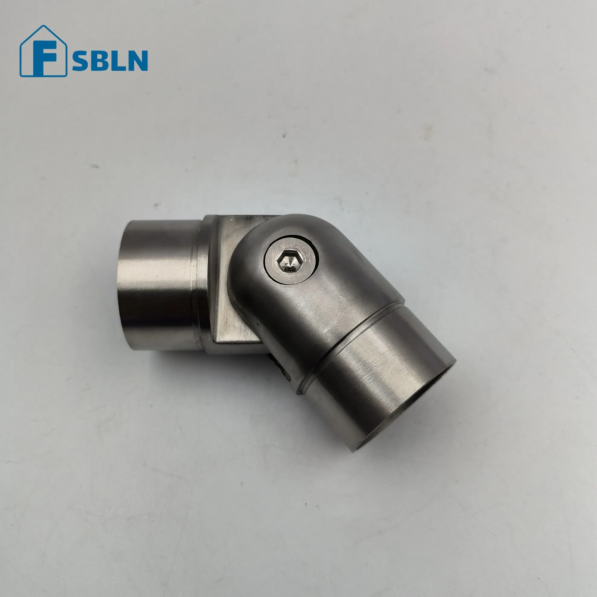 Stair Handrail Connector with Stainless Steel Finish