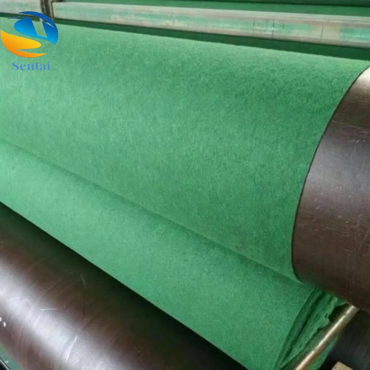 Export 500 Grams of Green Geotextile for Highway Maintenance, Permeable and Dustproof Construction Site, Sun Shading Geotextile for Greening
