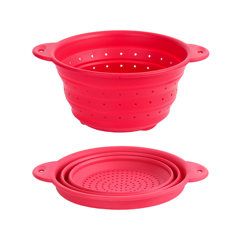 Collapsible Colander with Foldable Basket for Kitchen Efficiency