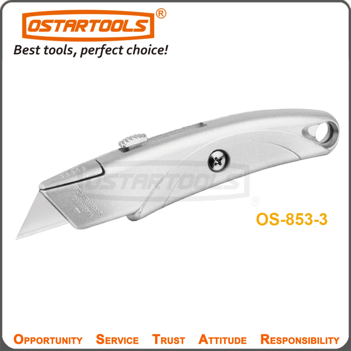 Multi-Function Snap off Cutter Knife Utility Knife with Metal Shell