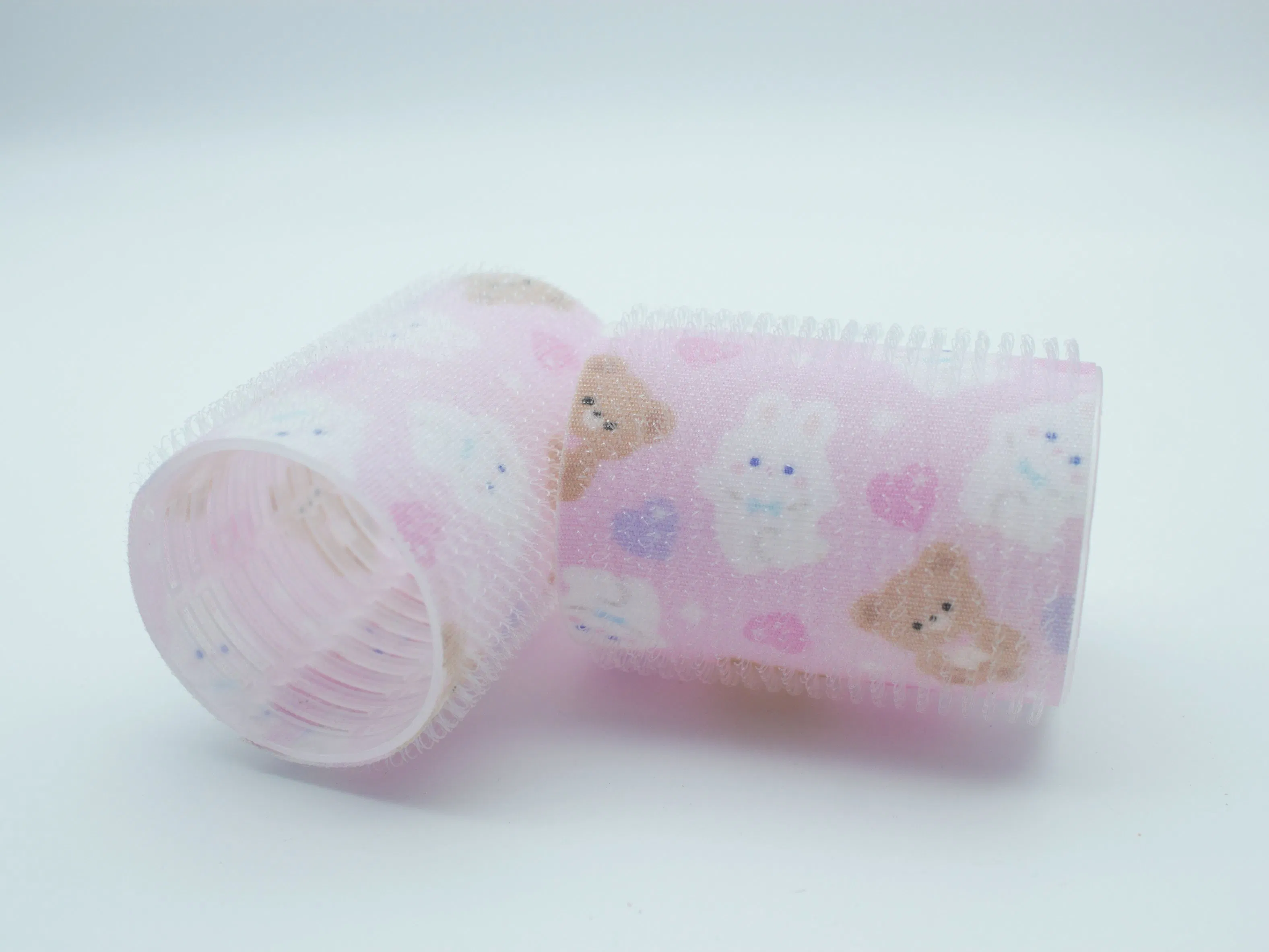 Бигуди пластиковые с принтом для волос