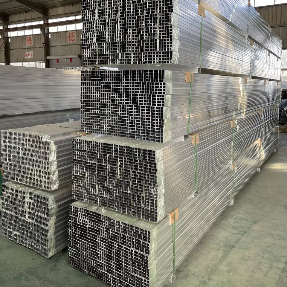 Popular Thin Wall Tubing Rectangular Aluminum Tube Profile