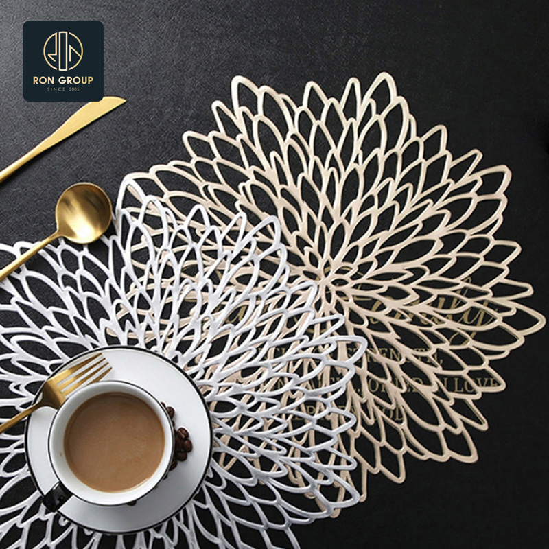 Wholesale Washable Waterproof Anti Slip Ins Placemat for Dining Restaurant Hotel Coffee Shop