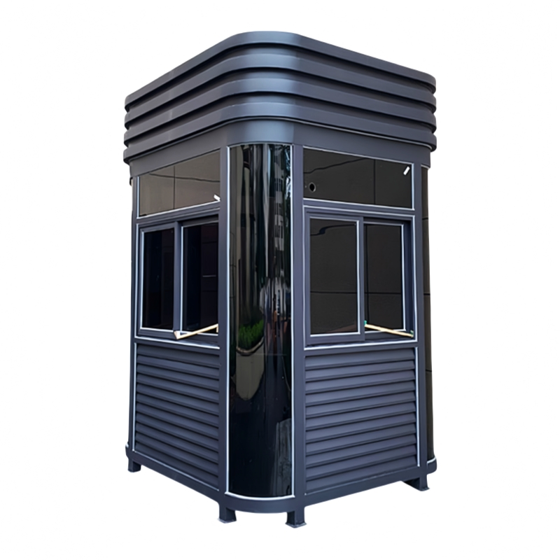 1.5m/2m Outdoor Steel Structure Luxury Modular Mobile Modern Portable Prefab Sentry House for Prefabricated Booth Security Guard Service Kiosks