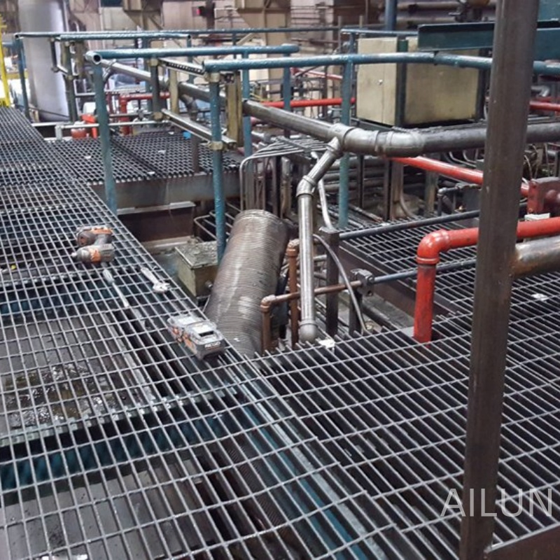 Quick-Release Clamp Serrated Steel Bar Grating for Modular Flooring