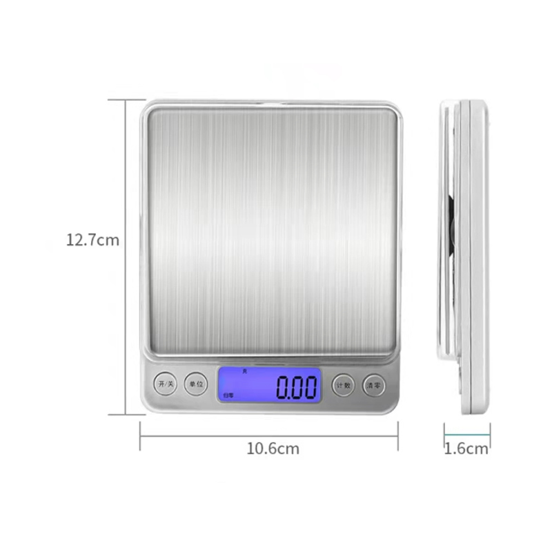 Кухонные весы KS-500, металл, точность 0.01г