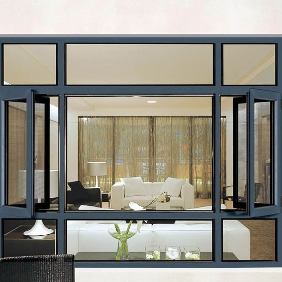 Higher Standards Waterproof Anti-Noise Aluminium Casement Window Profile