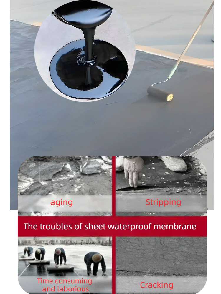 High Quality Acrylic Liquid Waterproof Membrane for Roofs Exterior Walls