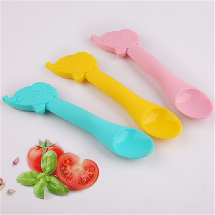 Baby Feeding Spoon Silicone Baby Dinner Spoon
