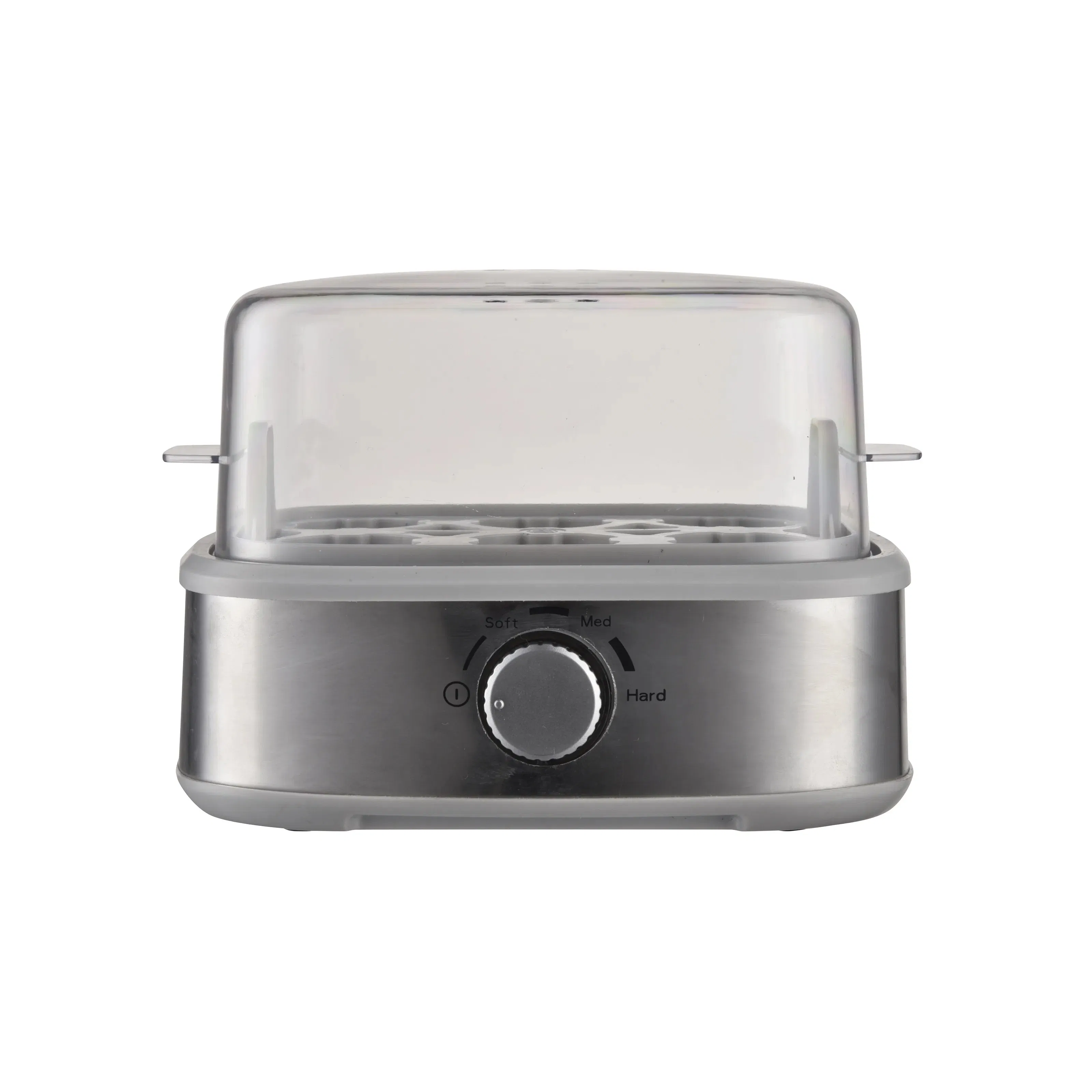 Stainless Steel Egg Boiler with Plastic Cap Electric Egg Steam Cooker