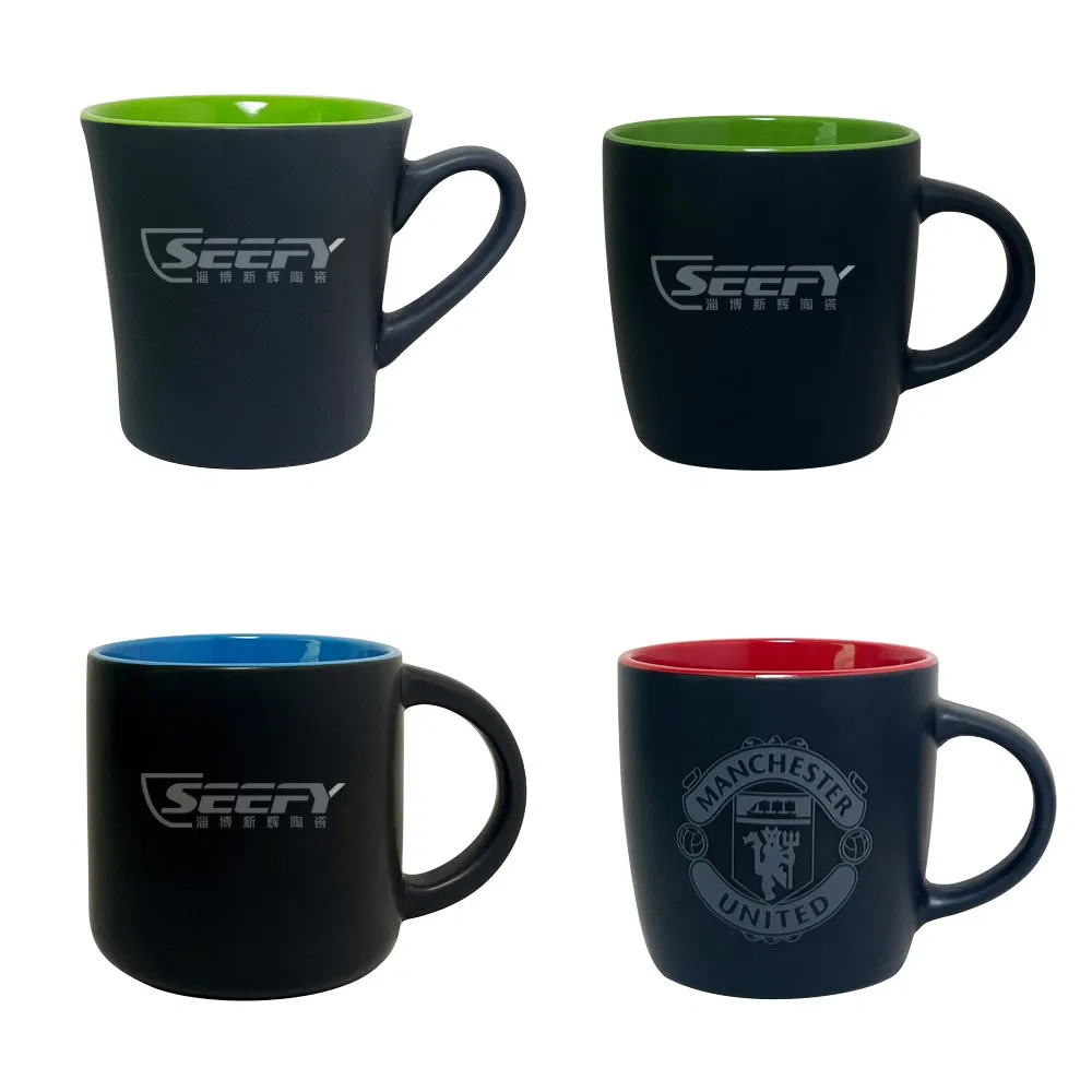 Non Traditional Form Ceramic Cup Custom Capacity Color Options Logo Customization Mug