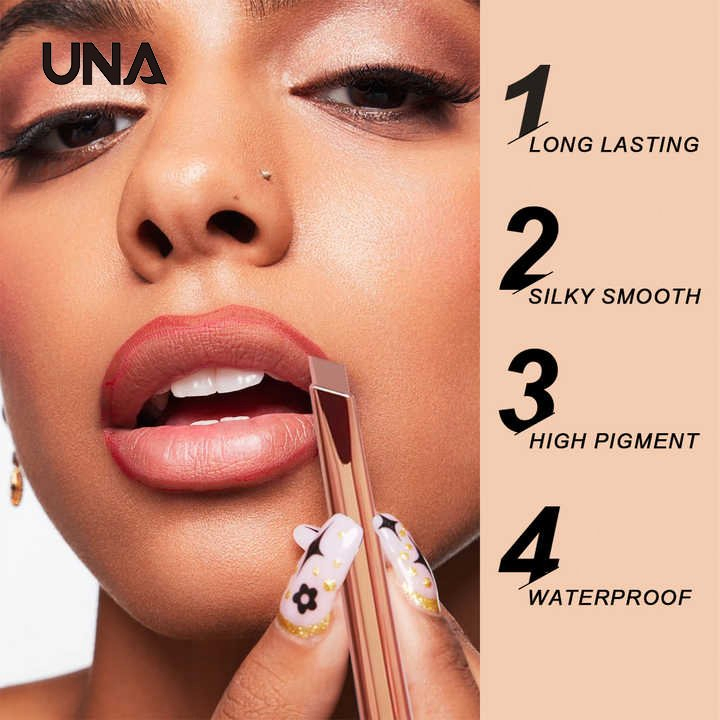Pencil Waterproof Lip Makeup for Girls Women Multi Colors Lip Liner Moisturizing Long Lasting Lipsticks