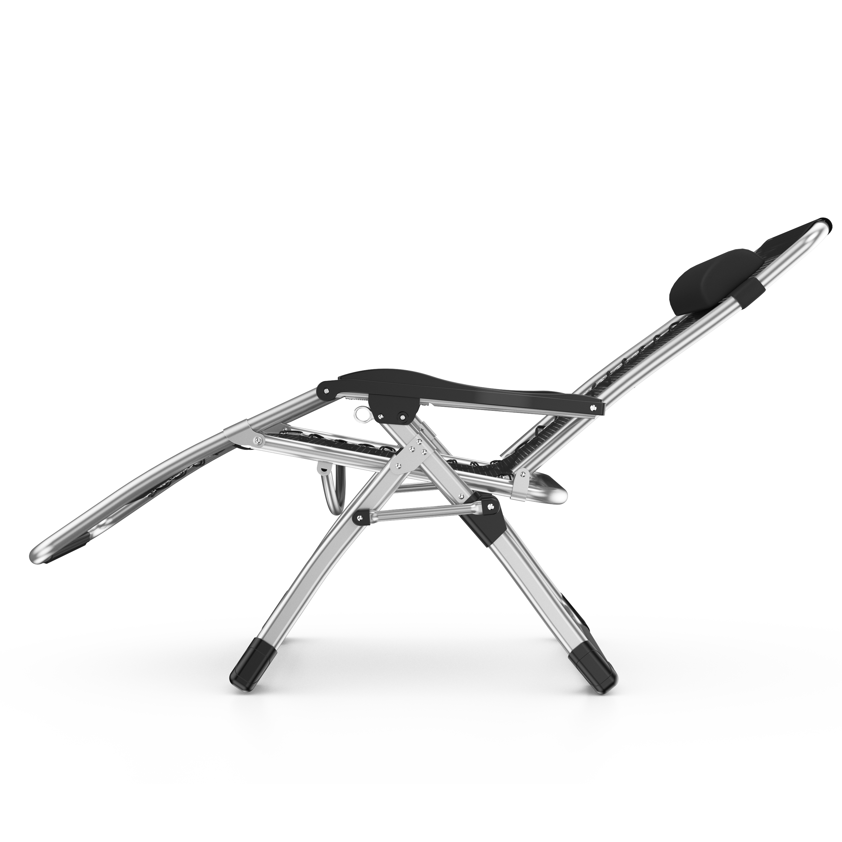 Шезлонг складной с подушкой для террасы и пляжа Солнечный сад