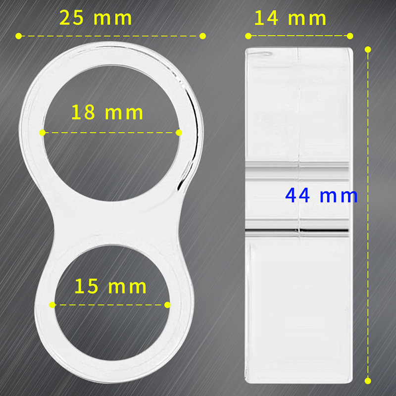 Door Hardware Fittings Transparent PVC Door Handle Buffer Door Stoppers