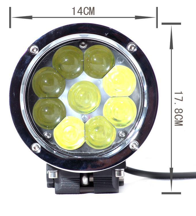 Противотуманная фара LED 45W для автомобиля и грузовика