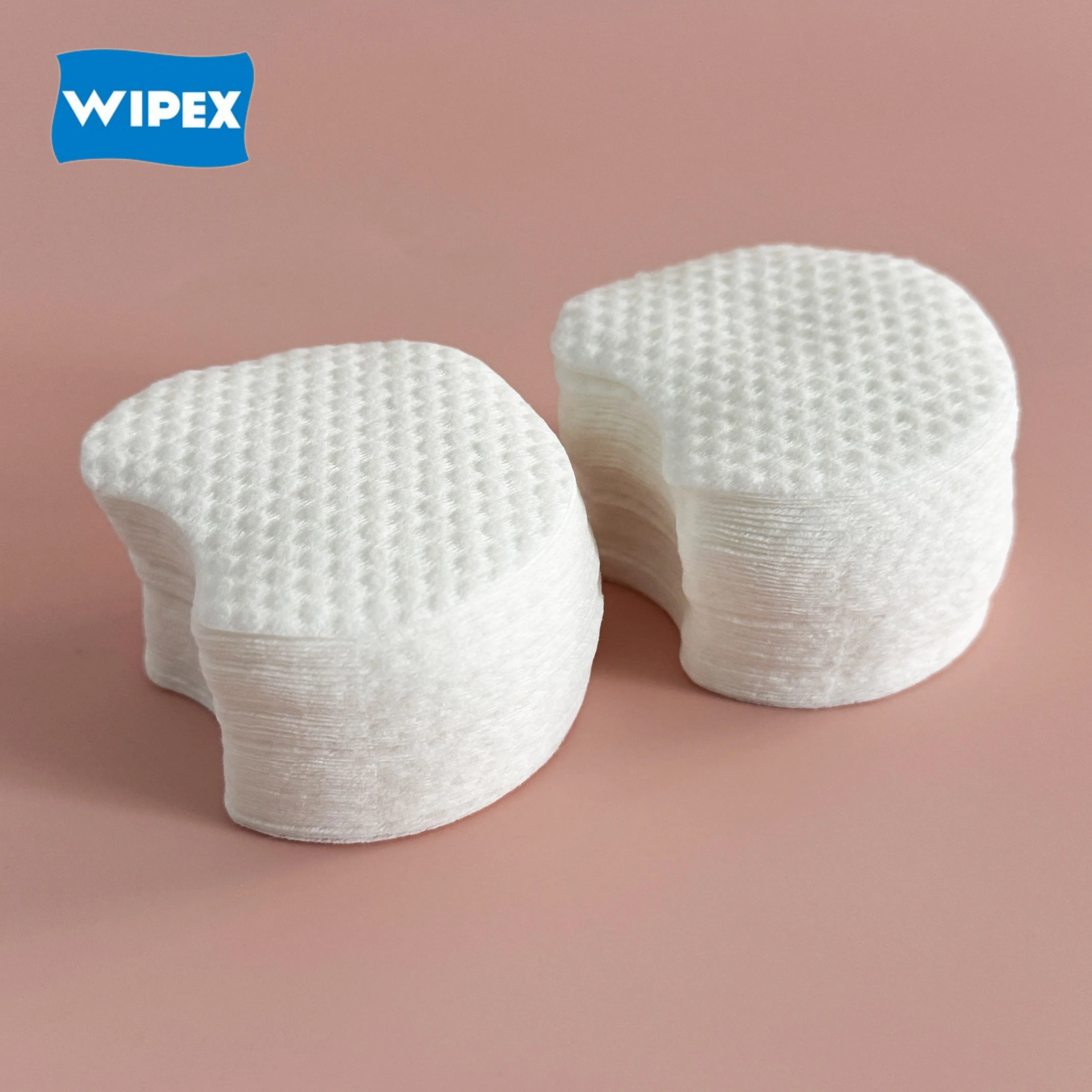 Wlpex Facial Care Round Embossed Non Woven Facial Pads Soft Cotton Rounds Lint-Free Makeup Cosmetic Pads