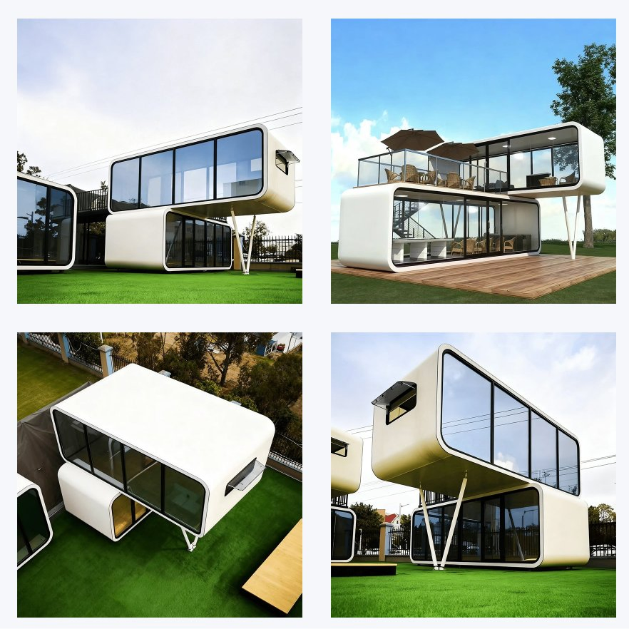 Mobile Apple Cabin Luxury Customizable Container House
