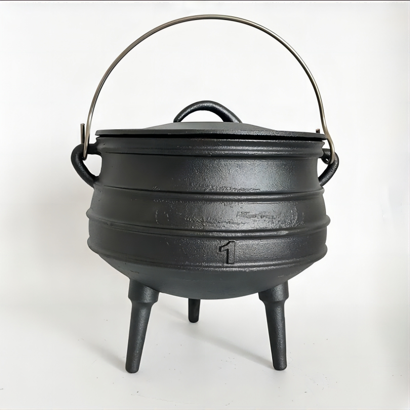Чугунный казан Potjie №3 для кемпинга и пикника