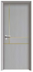 Prima Factory Direct Sale Clear-Painted Lacquer Veneer Interior Wooden Door