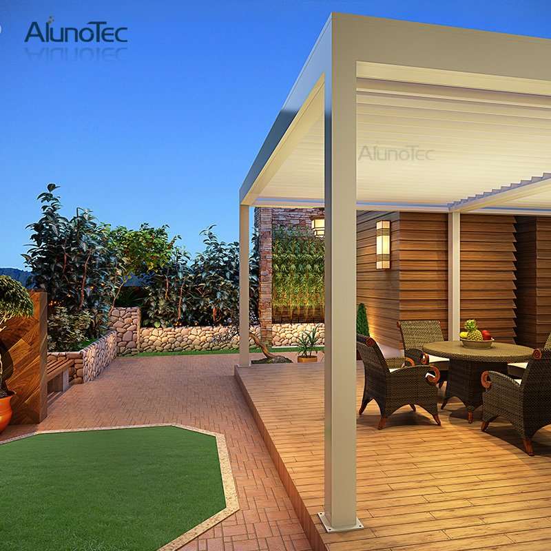 Factory Wholesale Metal Pergola with LED