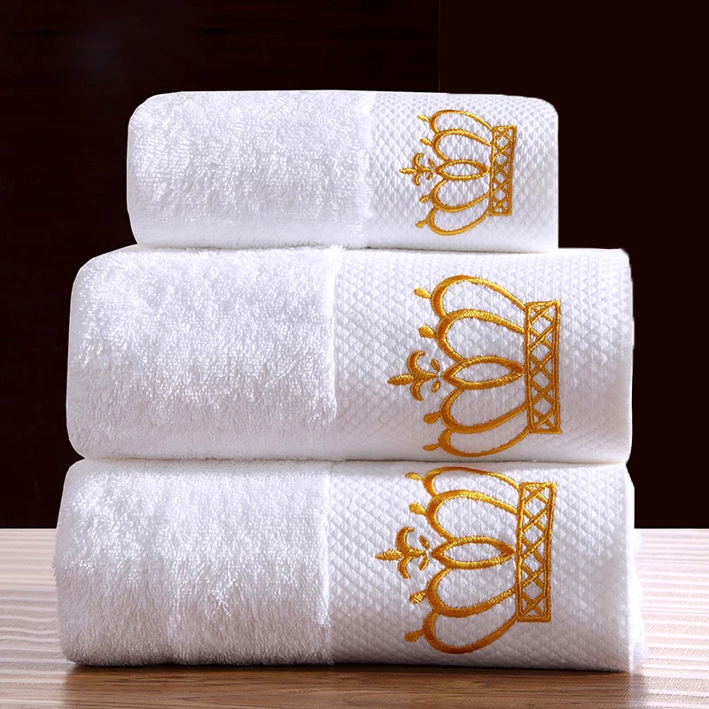 Bath Towels Wholesale Custom Print Luxury Long Staple Super Absorbent Hotel Towels Set Cotton Bath Towel