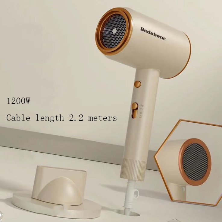 Foldable Portable Hair Dryer Household Dormitory High-Power Hot and Cold Air Multi-Speed Hair Dryer