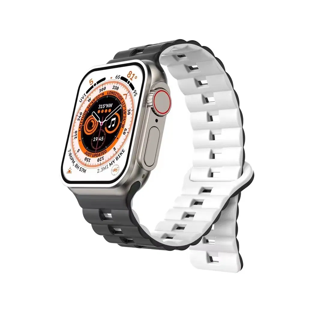 Breath Training, Step Counting, Weather, Music, NFC A8 Ultra Smartwatch Strap