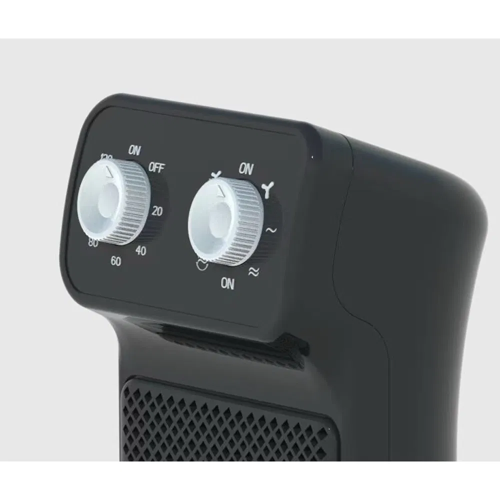 Winter 1500W Portable Oscillating Space Heater Remote Control Electric Fan Heater Ceramic Tower Heater