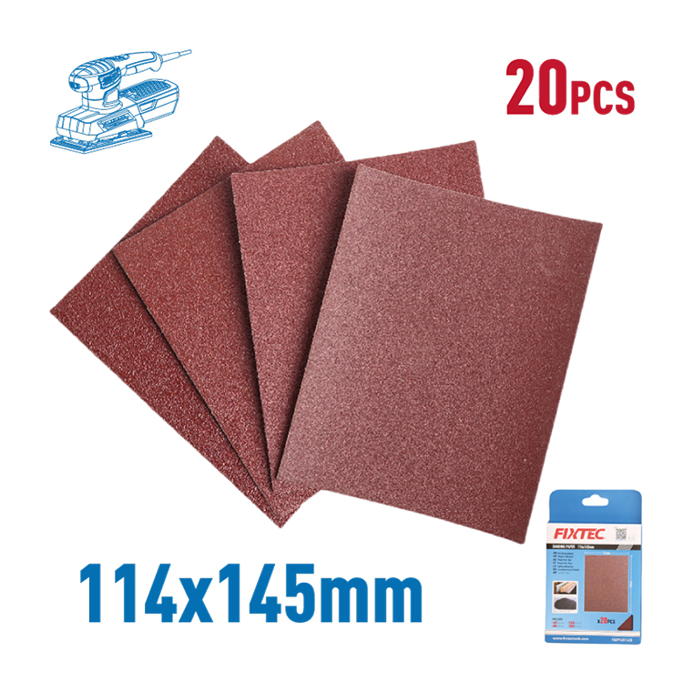 Fixtec Silicon Carbide 230X280mm Waterproof Sandpaper Abrasive Paper Sanding Paper