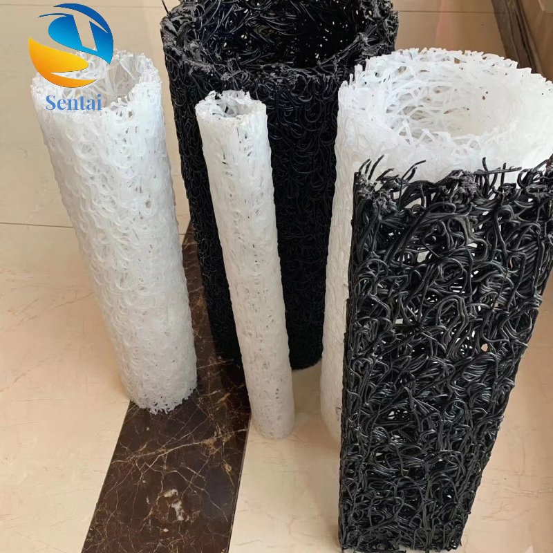 Green Seepage Drainage Blind Ditch Pipe Diameter 100 Plastic Blind Pipe Square Seepage Drainage Blind Ditch Rectangular 120-25 Blind Pipe