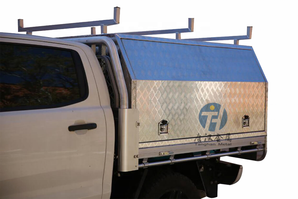 2100*1800*860mm Removable Ute Canopy Extra Cab Aluminium Canopy with 3 Doors for Sale