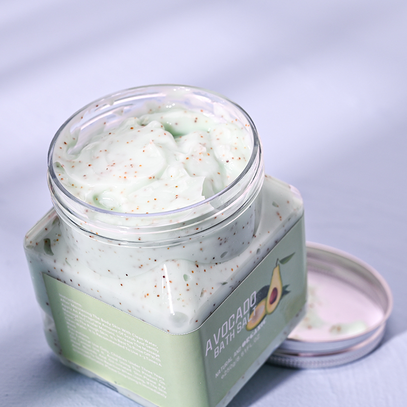 Aixin Private Label 250g Scrubs Exfoliating Body Scrub Avocado Face Scrub, Body Exfoliator Shower Scrub