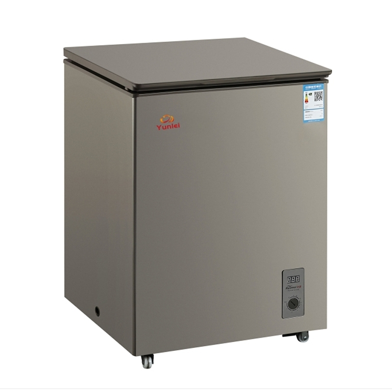 Yunlei Low Price High-Performance 101L Mini Fridge Small Size Commercial Refrigerator Chest Freezer Horizontal Deep Freezer with Foaming Door