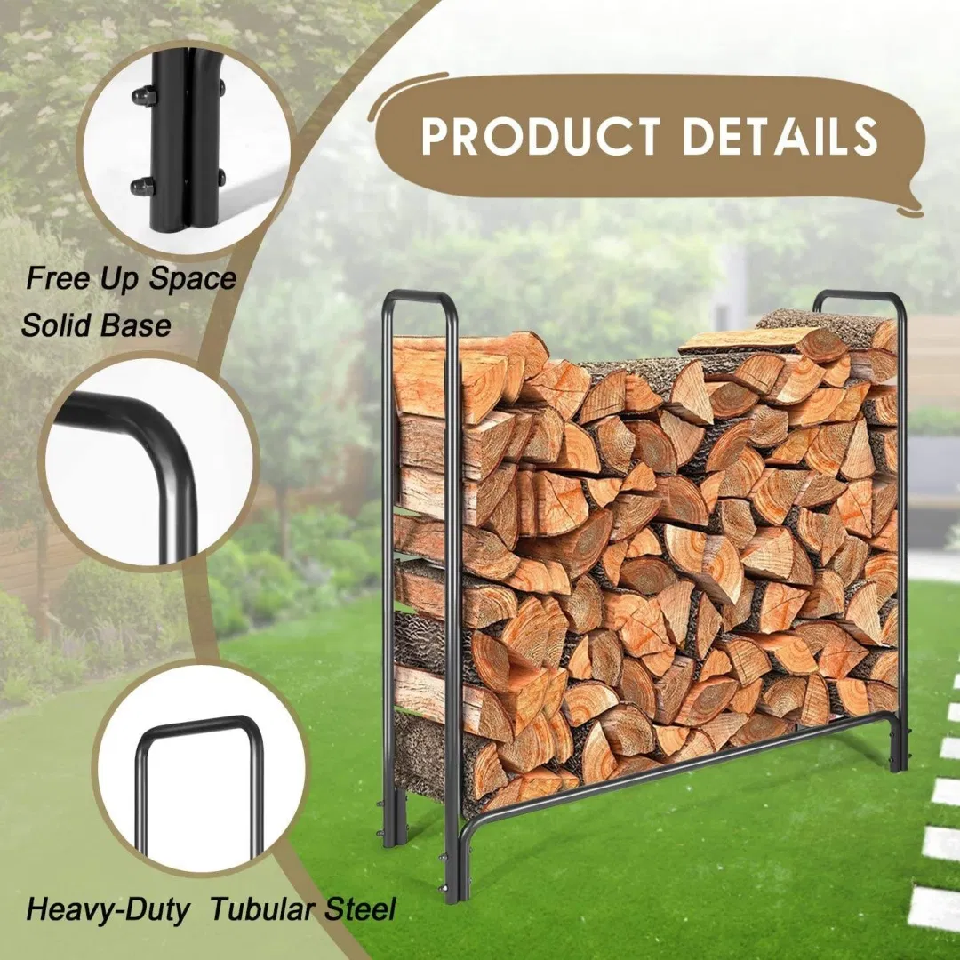 Металлическая дровница для хранения поленьев Heavy Duty