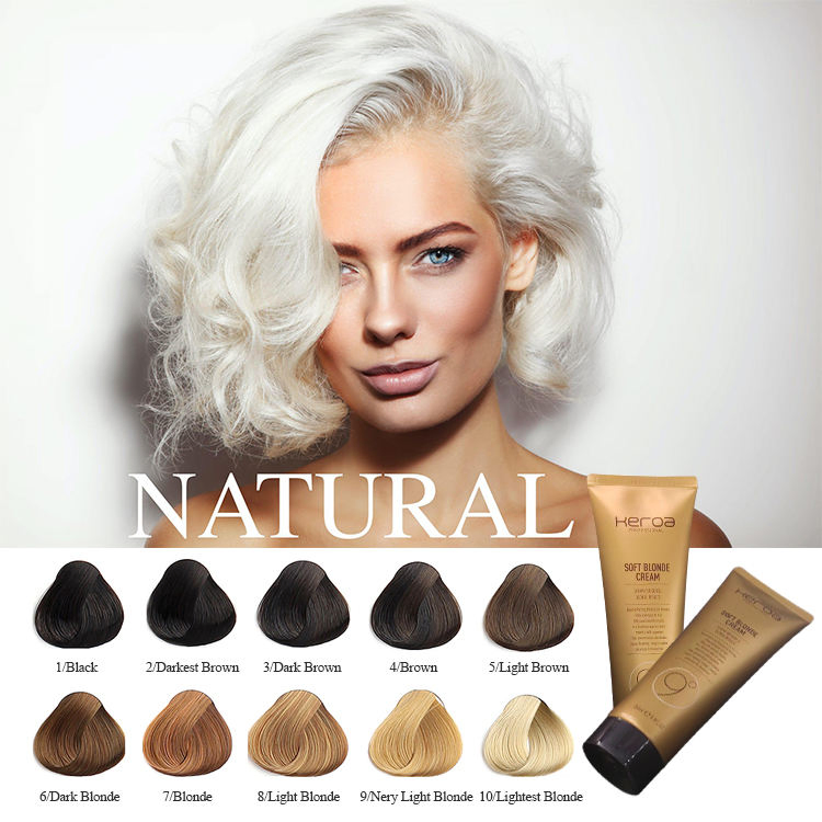 Professional Hair Color Cream Hair Bleaching Cream for Lightener 9 Level