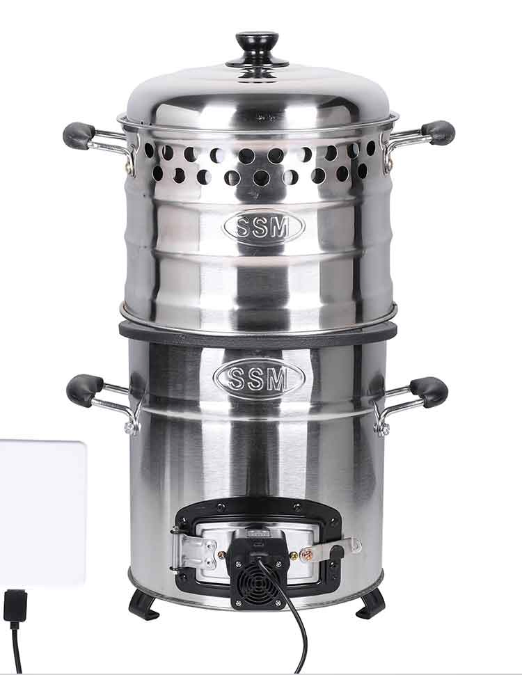 Improved Design Cooking Super Pots with Stainless Steel Made Large Volume