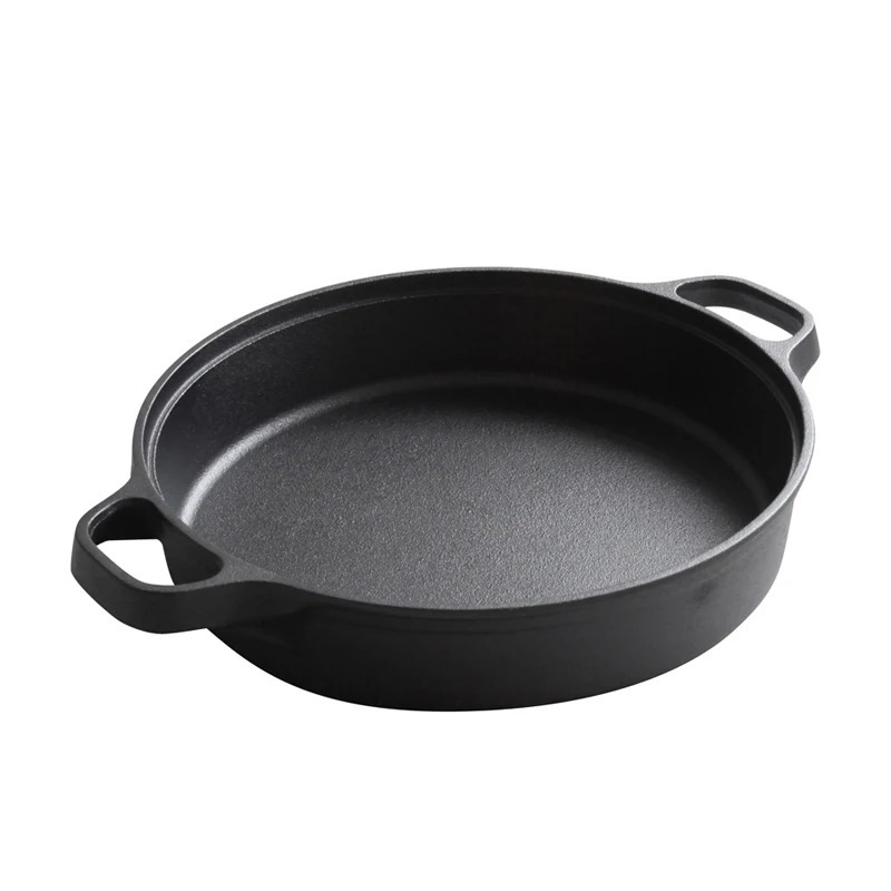 Wholesale 20 Inch Pre-Seasoned Cast Iron Saucepan Cast Iron Vegetable Oil Frying Pan/Skillet