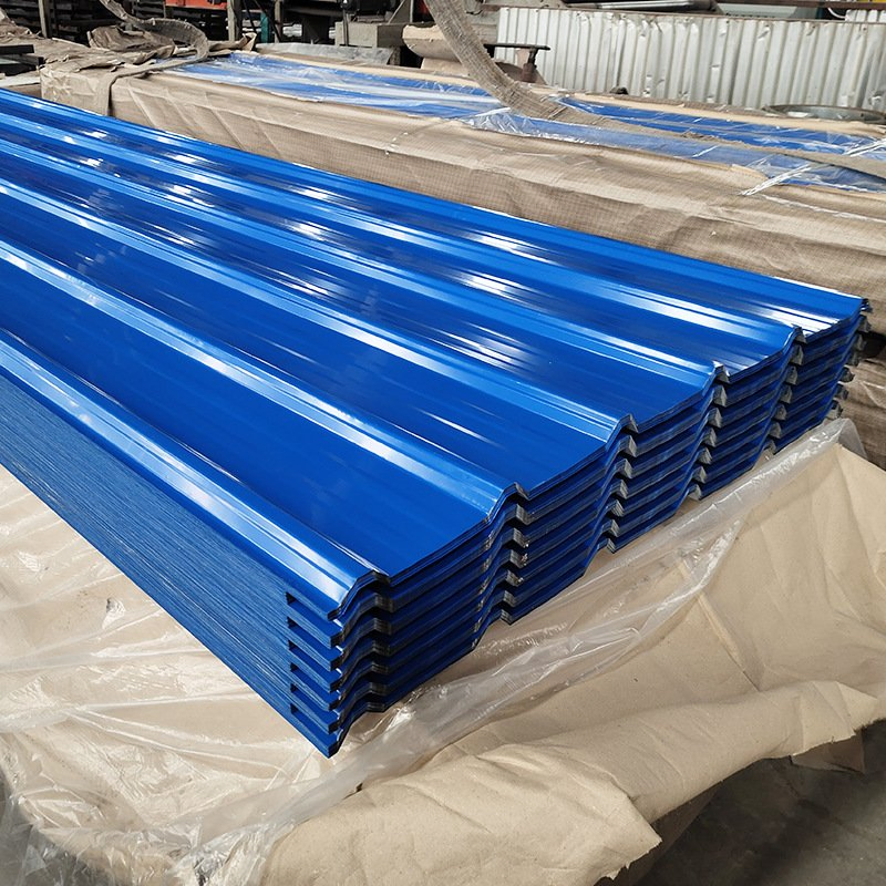Color Coated Galvanized Corrugated Roofing Sheets Iron Wave Roof Sheet Building Material Color Steel Tile