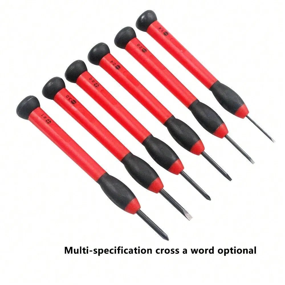 Mini Repair Screwdriver Kit with 6 Different Size Flathead and Philips Screwdrivers, Perfect for Eyeglass, Watch, Jewelers