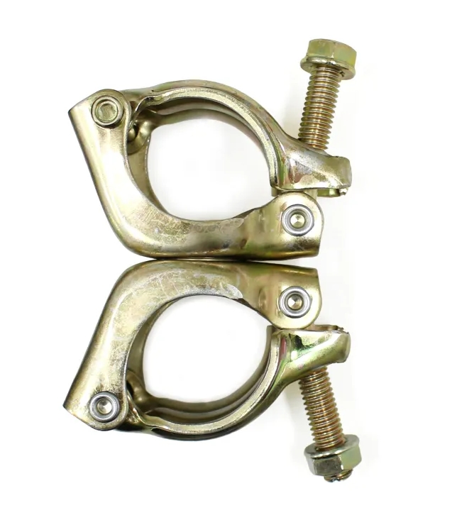 90° Scaffolding Clamp with Collar Nut for Secure Anchor Rod Attachment