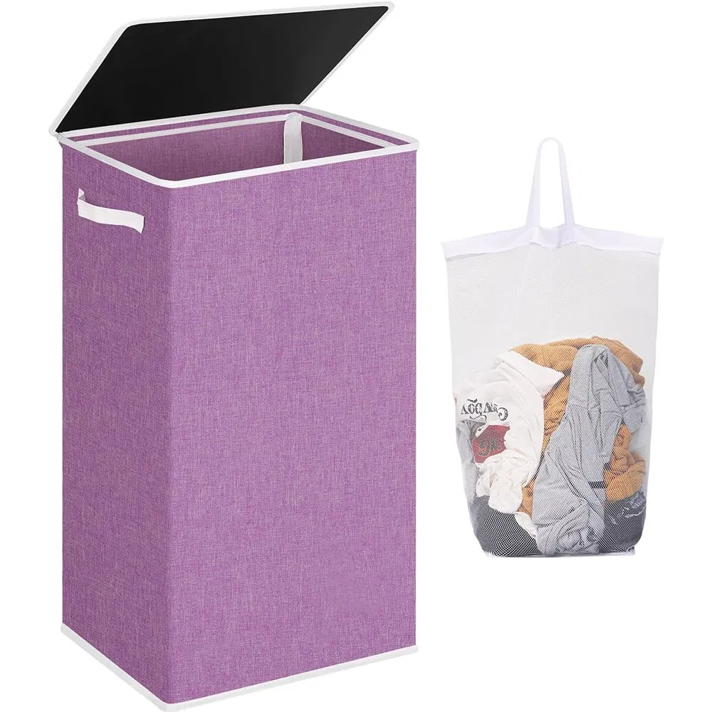 Durable Laundry Hamper for Bathroom with Clothes Basket