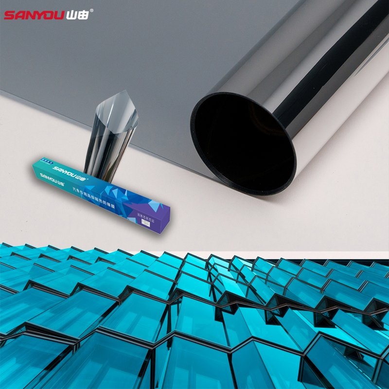 Exterior Transparent Film Reflective Building Film for Home Commerical Building Glass