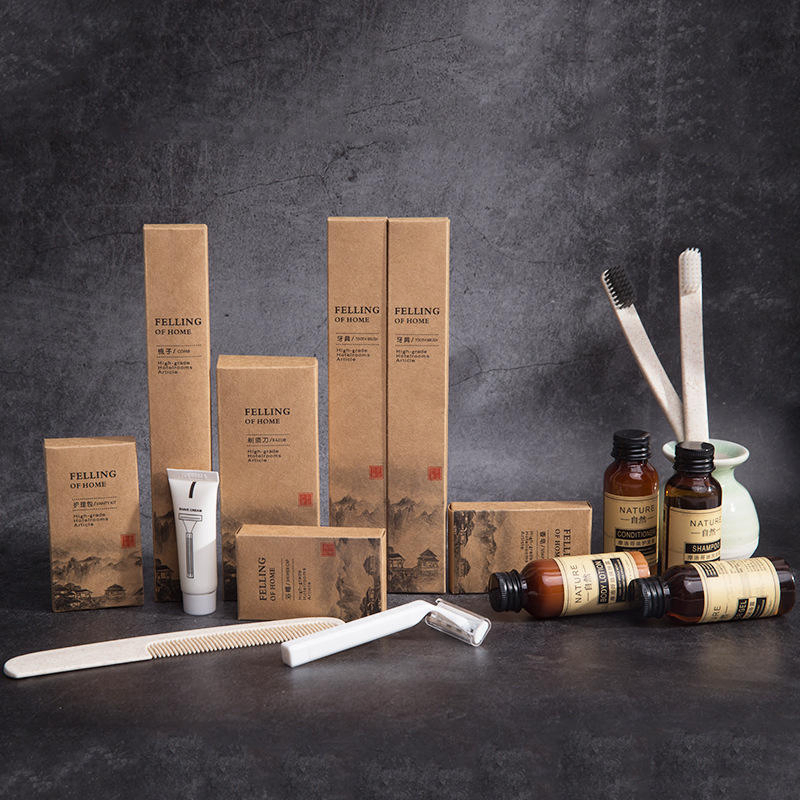 Hotel Supplies: Luxury Customized Disposable Bathroom Amenities Set
