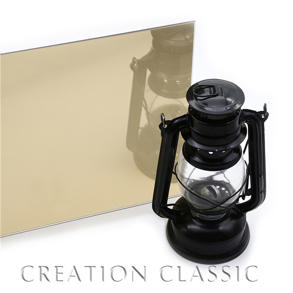 4-6mm Golden Reflective Glass Building Glass
